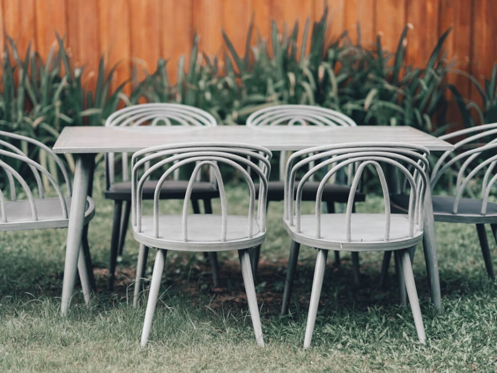 เก้าอี้สนาม QUALITY LIVING ASIA สีเทา_1